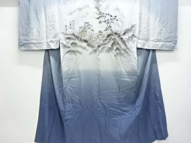 JAPANESE KIMONO / ANTIQUE HITOE MENS JUBAN / SILK / HOUSE